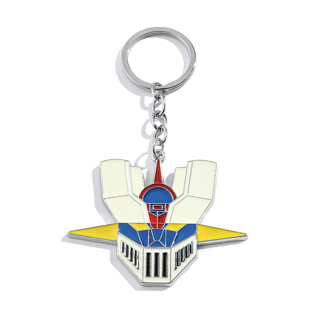Car Accessories Logo - พวงกุญแจโลโก้หุ่นยนต์นักรบการ์ตูนอนิเมะ จี้ห้อยแฟชั่นสุดสร้างสรรค์สำหรับผู้ชาย อุปกรณ์ตกแต่งกระเป๋าเป้และรถยนต์ ﻿