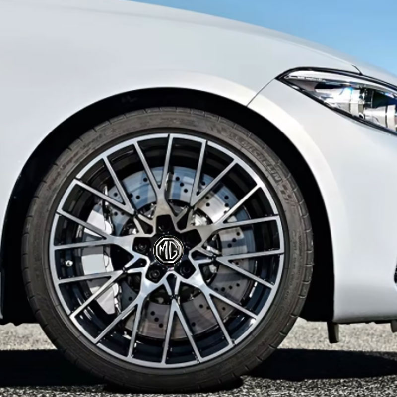 Car Accessories Logo - สติ๊กเกอร์โลโก้ฝาครอบดุมล้อรถยนต์ 4 ชิ้น ขนาด 56 มม.