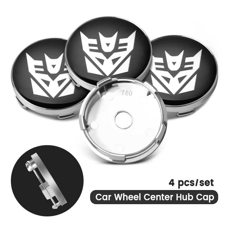 Car Accessories Logo - ฝาครอบดุมล้อรถยนต์ลายโลโก้ Transformers ขนาด 60 มม. 4