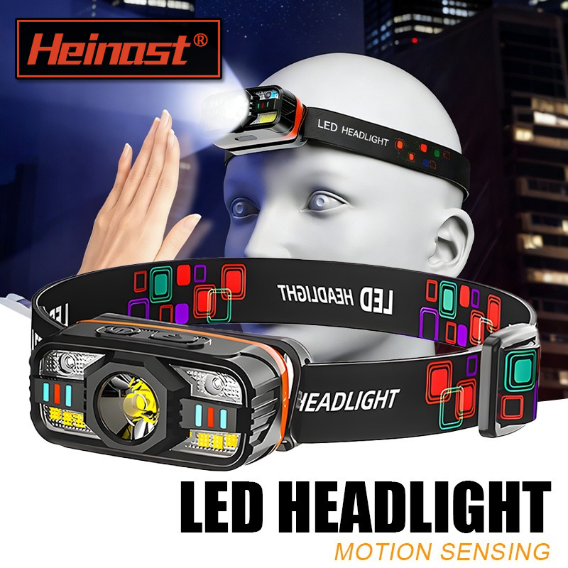 Led Headlight Bulbs - ไฟหน้าแบบ LED แบบชาร์จไฟผ่าน USB แบบพกพาพร้อมแบตเตอรี่ในตัว 6