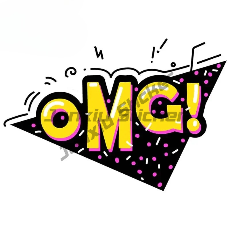 Car Accessories Omg - สำหรับสติ๊กเกอร์ติดรถยนต์ OMG อุปกรณ์ตกแต่งรถยนต์ วัสดุไวนิลกันน้ำ ตกแต่งอย่างสร้างสรรค์