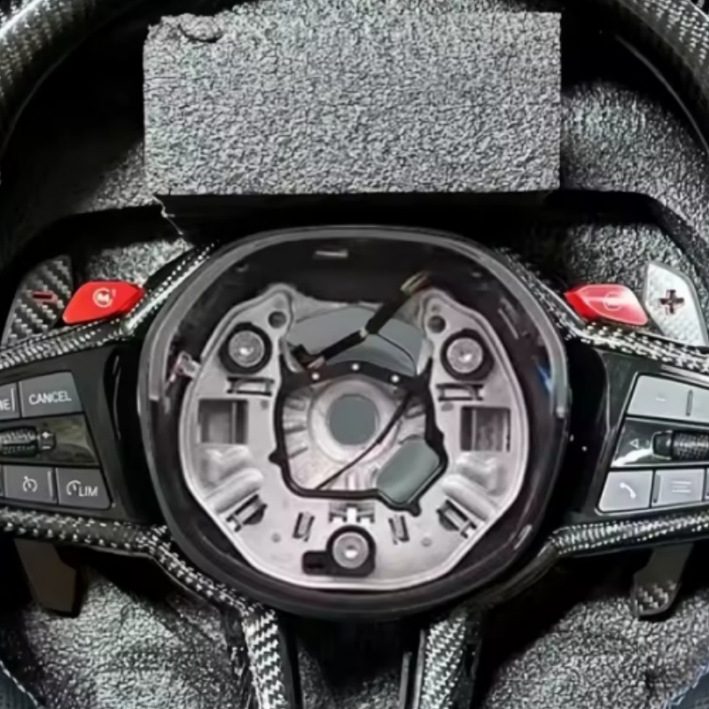 พวงมาลัยรถยนต์คาร์บอนไฟเบอร์หุ - Car Accessories For Steering Wheel บทวิจารณ์และราคา