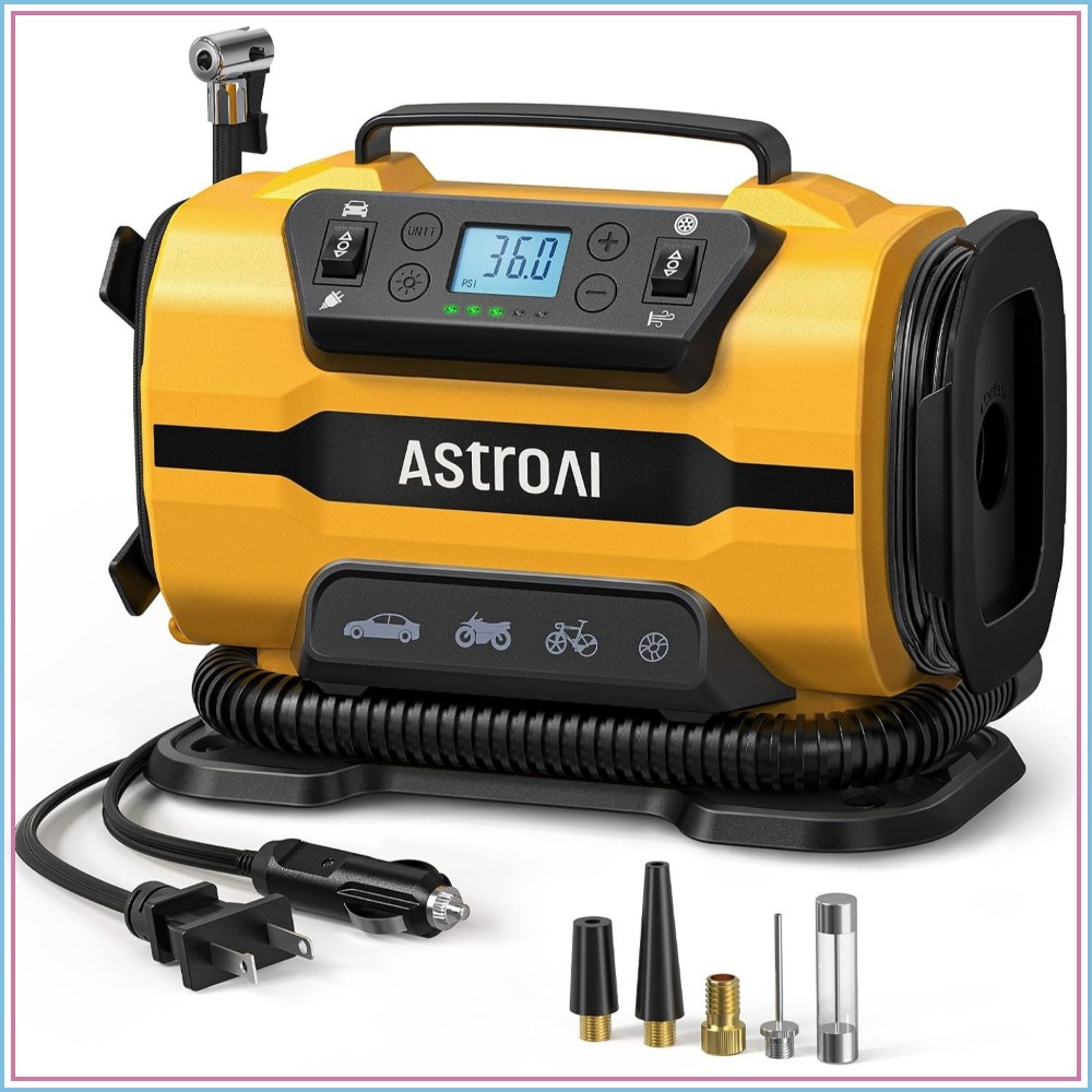 เครื่องเติมลมยางแบบพกพา 150PSI - Car Portable Tire Inflator บทวิจารณ์และราคา