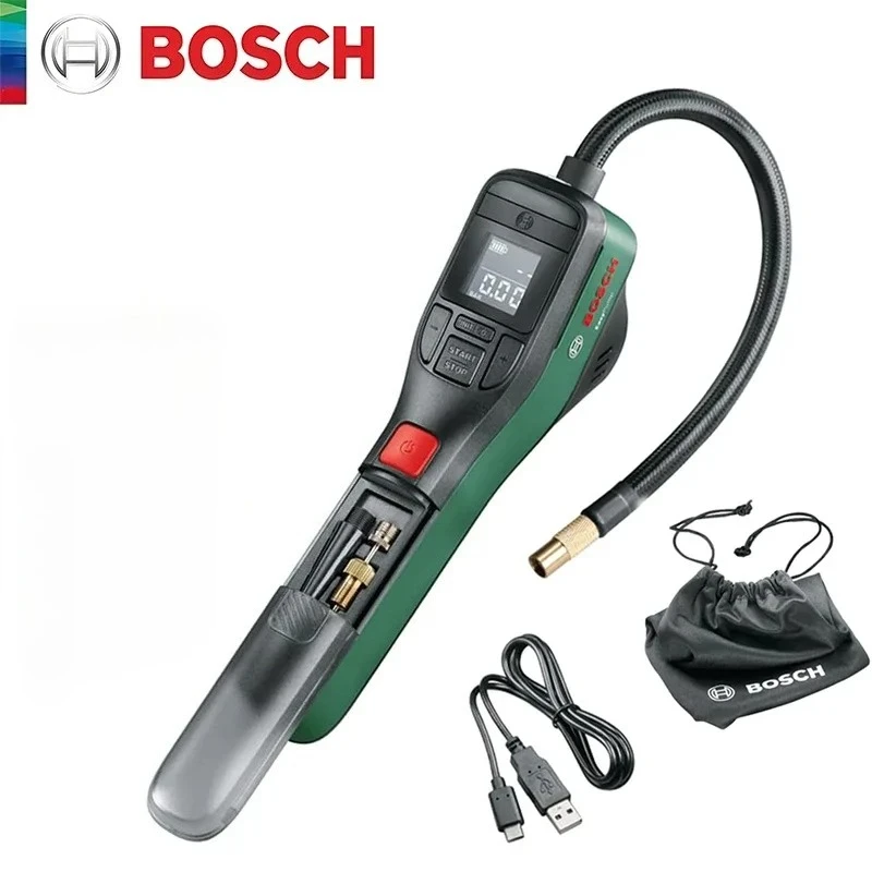 ปั๊มลมไฟฟ้า Bosch แบบพกพาขนาดเ - Car Portable Tire Inflator บทวิจารณ์และราคา