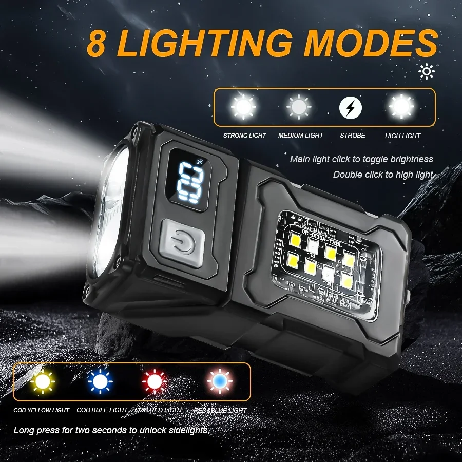 ไฟฉาย LED COB แบบพกพาขนาดเล็กห - Led Headlight Bulbs บทวิจารณ์และราคา