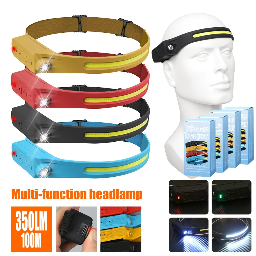 ไฟหน้าแบบชาร์จไฟได้ 350 ลูเมนเ - Led Headlight Bulbs บทวิจารณ์และราคา