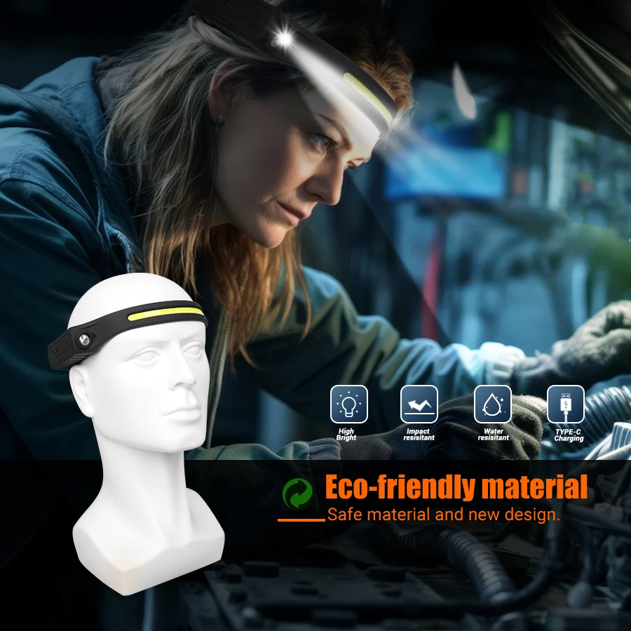 ไฟหน้าแบบชาร์จไฟได้ 350 ลูเมนเ - Led Headlight Bulbs บทวิจารณ์และราคา