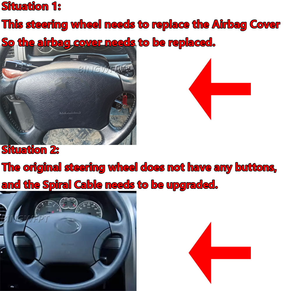 ใหม่ปุ่มควบคุมพวงมาลัยสวิทช์ 7 - Car Accessories For Steering Wheel บทวิจารณ์และราคา