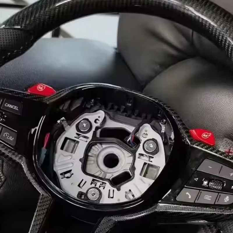 พวงมาลัยรถยนต์หนังคาร์บอนไฟเบอ - Car Accessories For Steering Wheel บทวิจารณ์และราคา