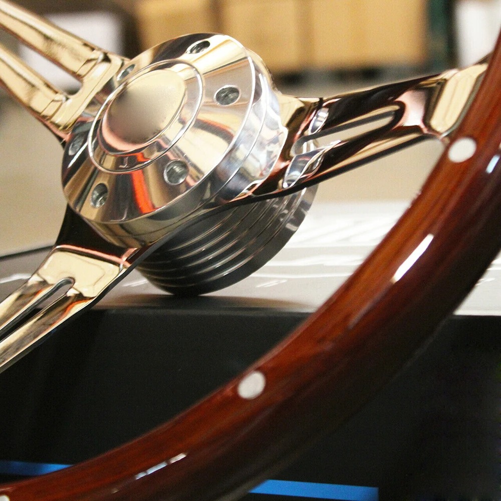 พวงมาลัยรถยนต์ไม้คลาสสิกตกแต่ง - Car Accessories For Steering Wheel บทวิจารณ์และราคา