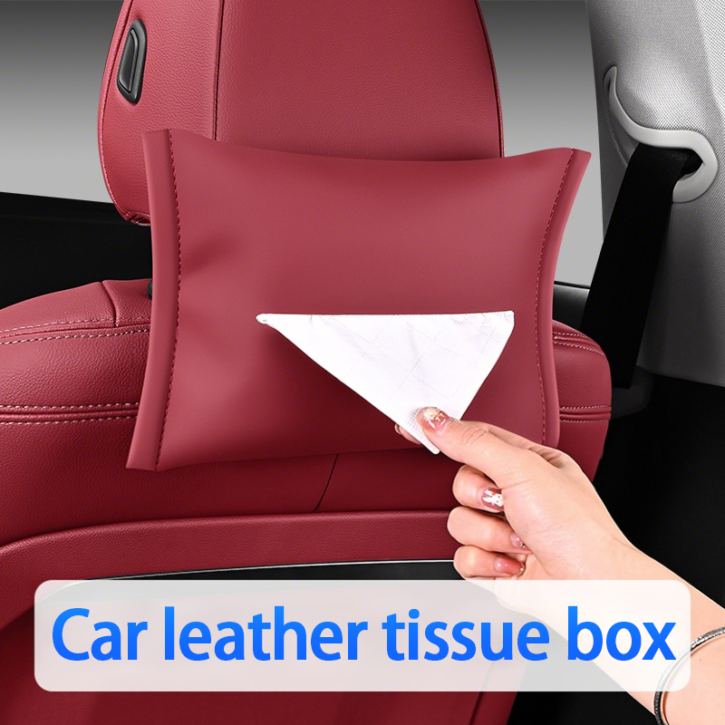 กล่องใส่กระดาษทิชชู่หนังไมโครไ - Car Accessories Logo บทวิจารณ์และราคา