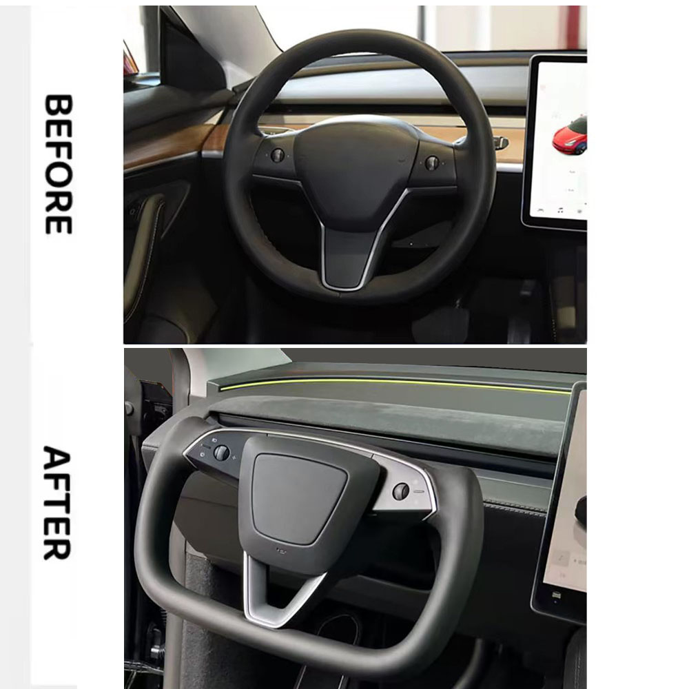 พวงมาลัยหุ้มหนัง Nappa พร้อมระ - Car Accessories For Steering Wheel บทวิจารณ์และราคา