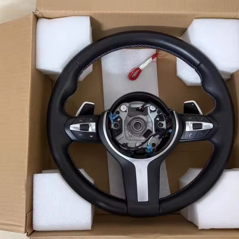 พวงมาลัยหนังสำหรับรถยนต์ BMW F - Car Accessories For Steering Wheel บทวิจารณ์และราคา