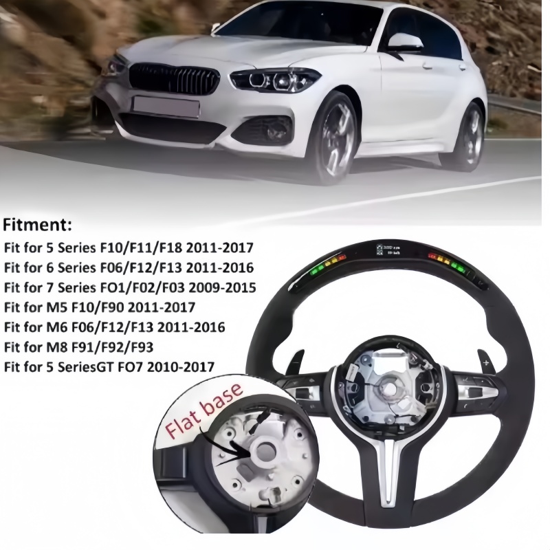 พวงมาลัยหนังสำหรับรถยนต์ BMW F - Car Accessories For Steering Wheel บทวิจารณ์และราคา