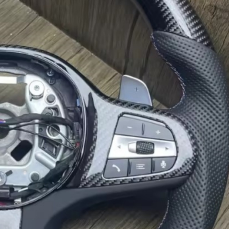 พวงมาลัยรถยนต์คาร์บอนไฟเบอร์หุ - Car Accessories For Steering Wheel บทวิจารณ์และราคา