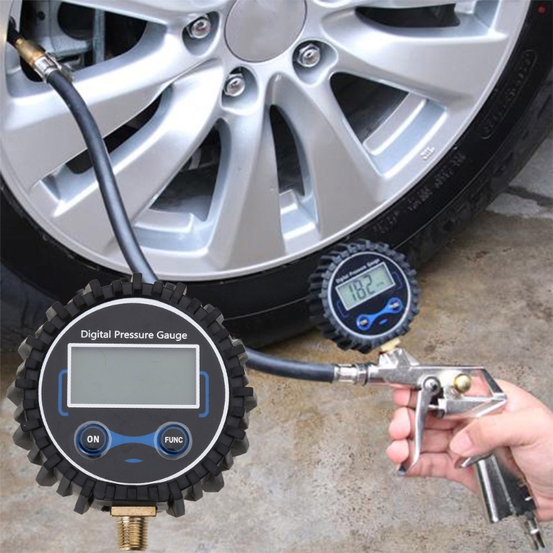 1/8 NPT เกจวัดแรงดันลมยางแบบดิ - Car Accessories Under 200 บทวิจารณ์และราคา