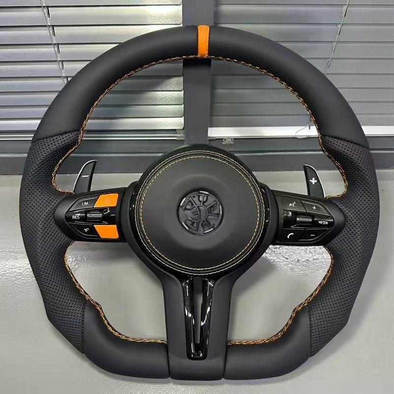 พวงมาลัยรถยนต์หุ้มหนัง สำหรับ  - Car Accessories For Steering Wheel บทวิจารณ์และราคา