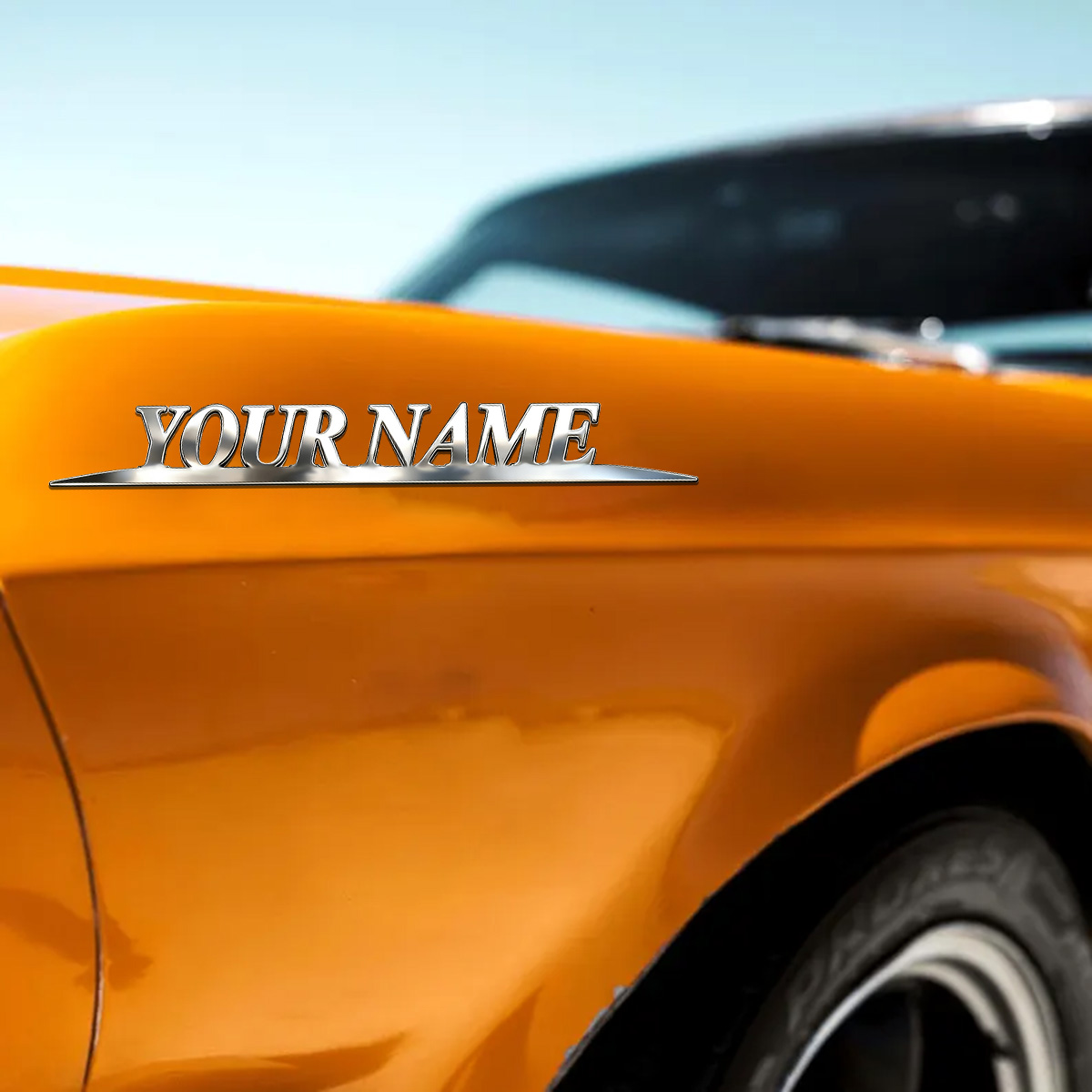 สติกเกอร์โลหะทันสมัย ชื่อของคุ - Car Accessories Logo บทวิจารณ์และราคา