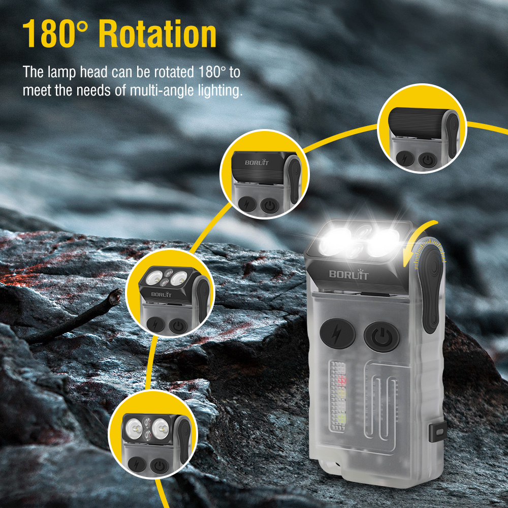 BORUiT V20 ไฟฉายพวงกุญแจ LED พ - Led Headlight Bulbs บทวิจารณ์และราคา