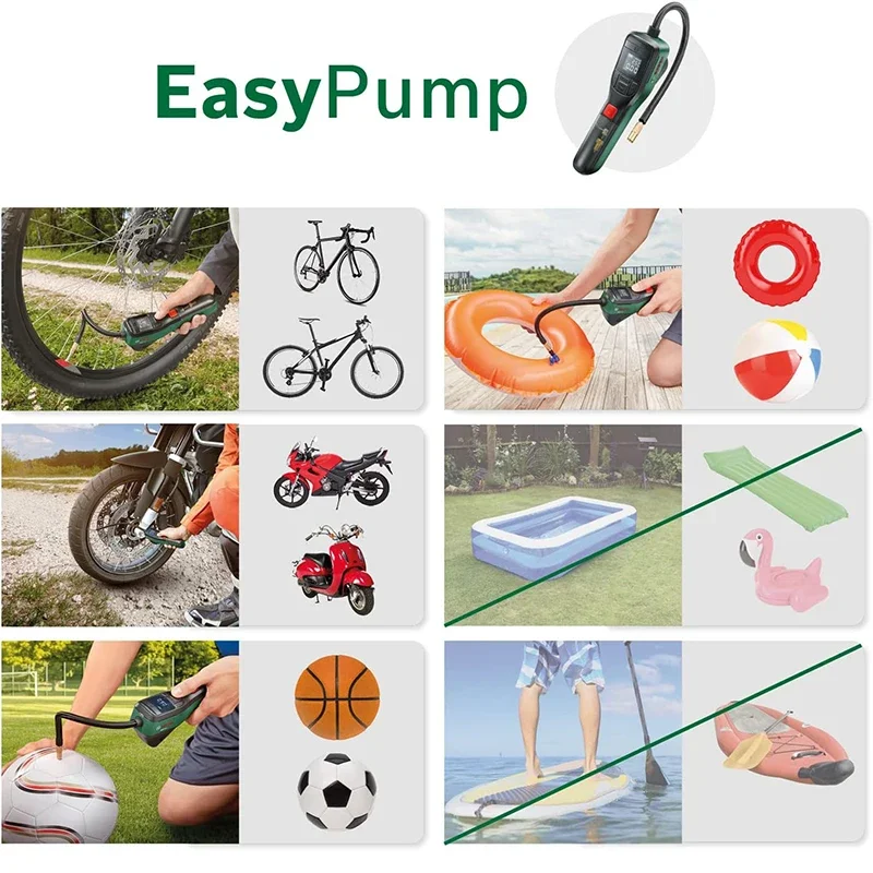 ปั๊มลมไฟฟ้าแบบพกพาขนาดเล็ก จอแ - Car Portable Tire Inflator บทวิจารณ์และราคา