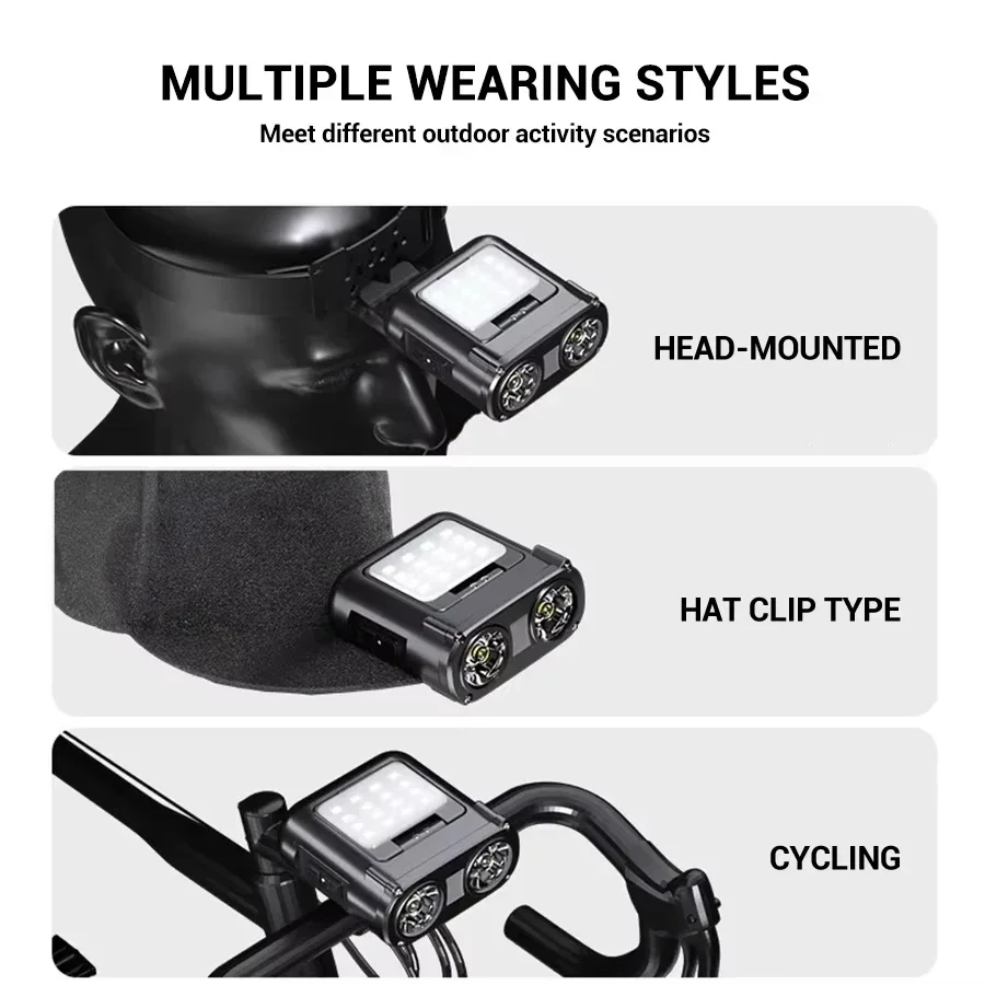 ไฟฉายคาดศีรษะแบบหนีบหมวก LED C - Led Headlight Bulbs บทวิจารณ์และราคา