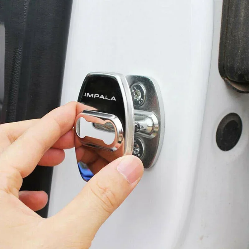 ฝาครอบล็อคประตูสแตนเลส 4 ชิ้น  - Car Accessories Logo บทวิจารณ์และราคา