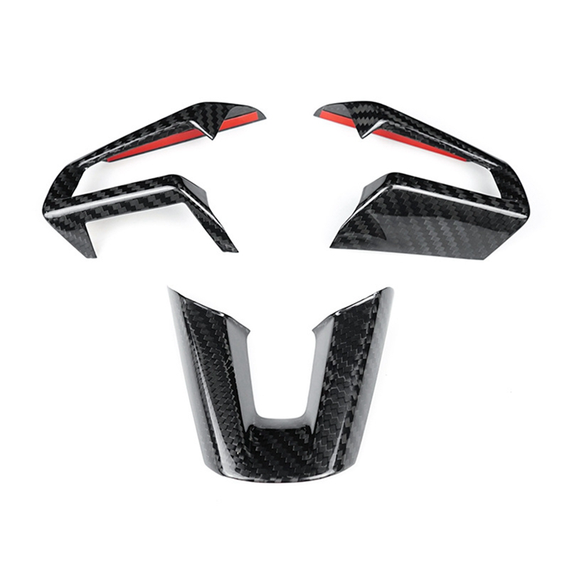 สติ๊กเกอร์ตกแต่งกรอบปุ่มพวงมาล - Car Accessories For Steering Wheel บทวิจารณ์และราคา