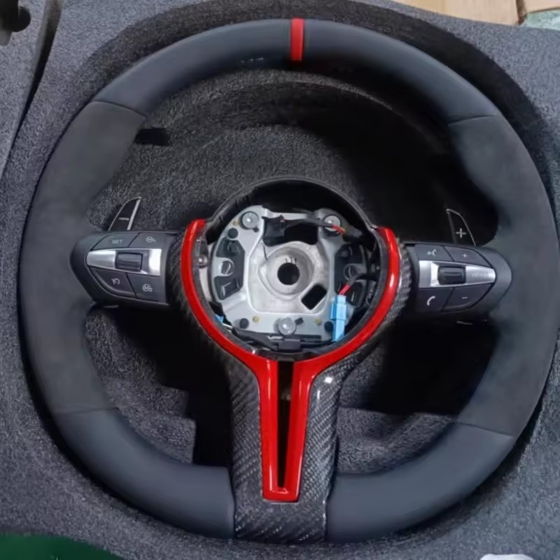 พวงมาลัยรถยนต์หุ้มหนังไมโครไฟเ - Car Accessories For Steering Wheel บทวิจารณ์และราคา