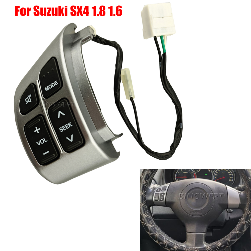 ปุ่มซ้ายพวงมาลัยสวิตช์ปรับระดั - Car Accessories For Steering Wheel บทวิจารณ์และราคา